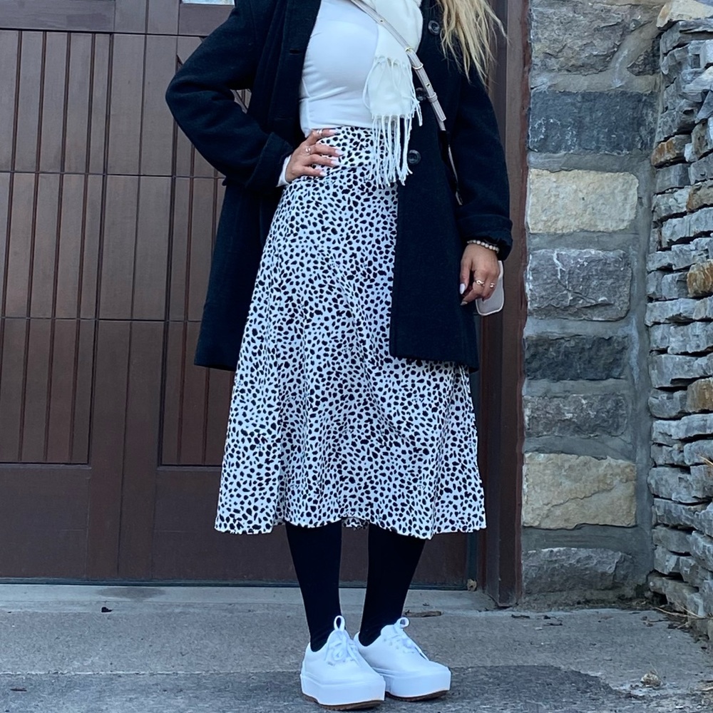 Midi skirt A-line - Picture 3 of 10